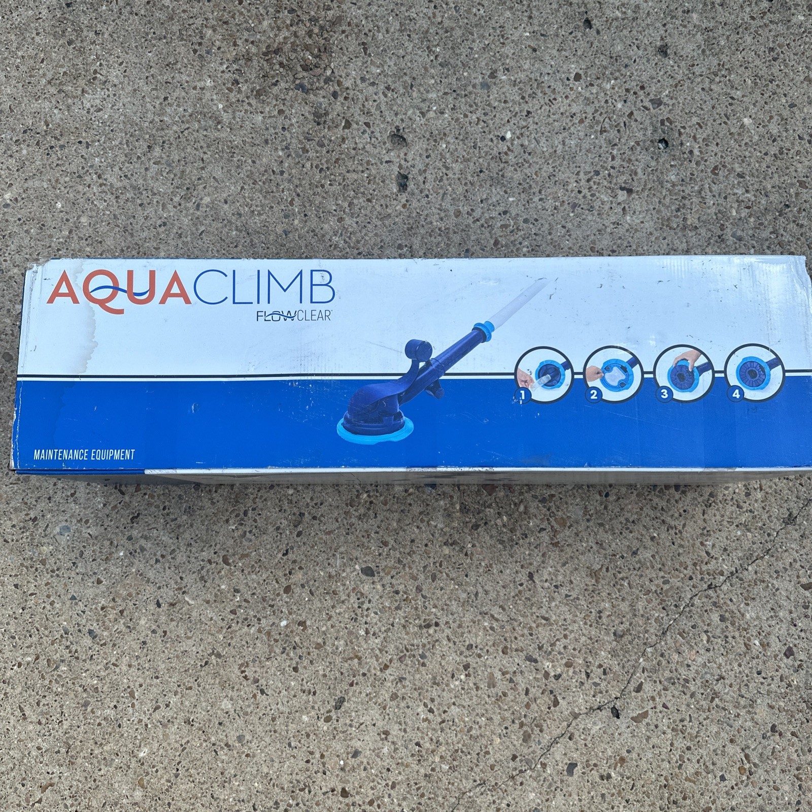 AQUACLIMB BESTWAY FLOWCLEAR AUTOMATIC POOL CLEANER MODEL: 58304E NEW SEALED