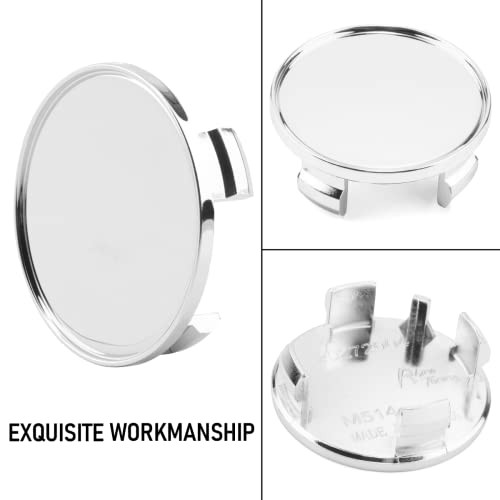 for E779 OZ Racing M514 Wheel Center Caps 4 Pack Replacement Hub Caps Chrome