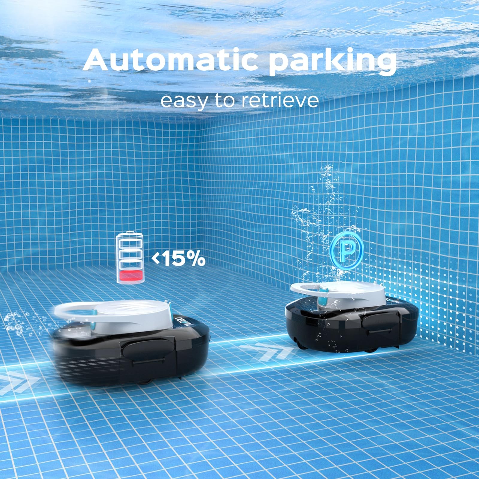 2026 Upgrade Talosbo S1 Pro Robotic Pool Above-Ground Pool Cleaner 120 Mins