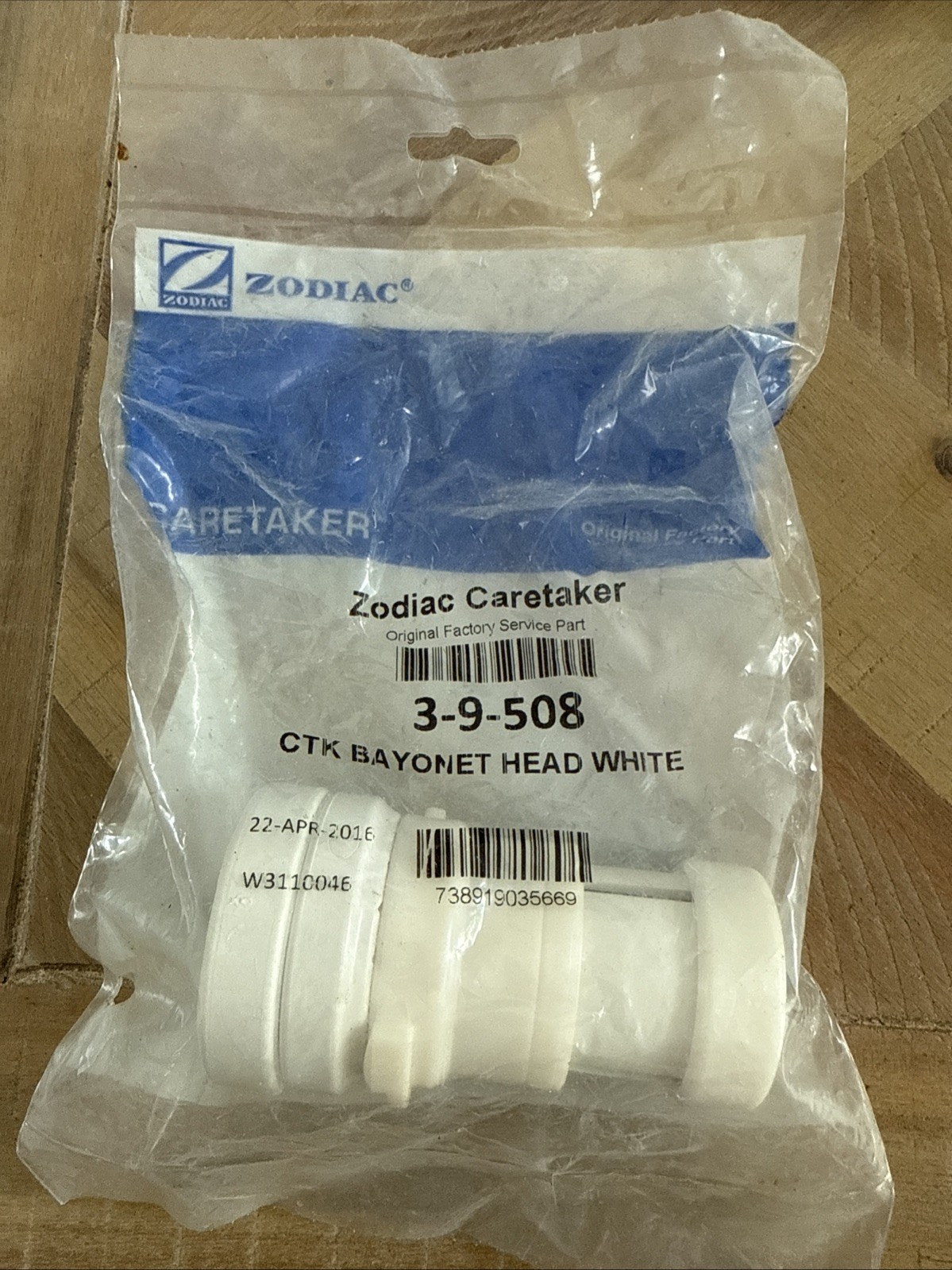 Zodiac Bright White Cleaning Head Replacement, 3-9-508