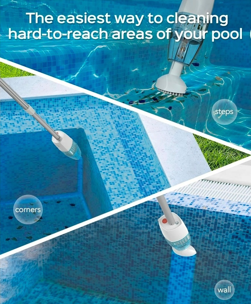 Winny Cordless Handheld Pool Vacuum Cleaner Hyson 100(HJ10P) New-Open Box