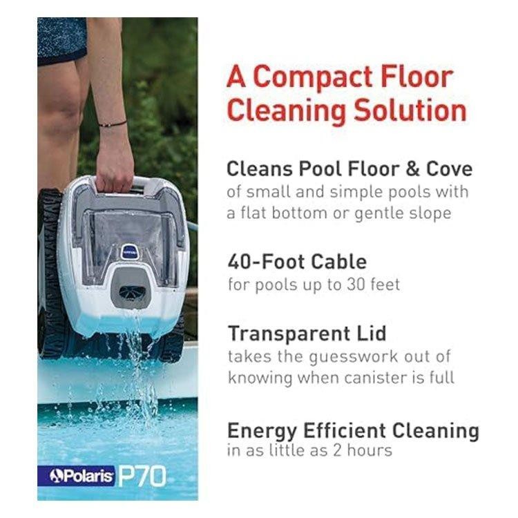 Polaris P70 Above Ground Robotic Pool Cleaner F70
