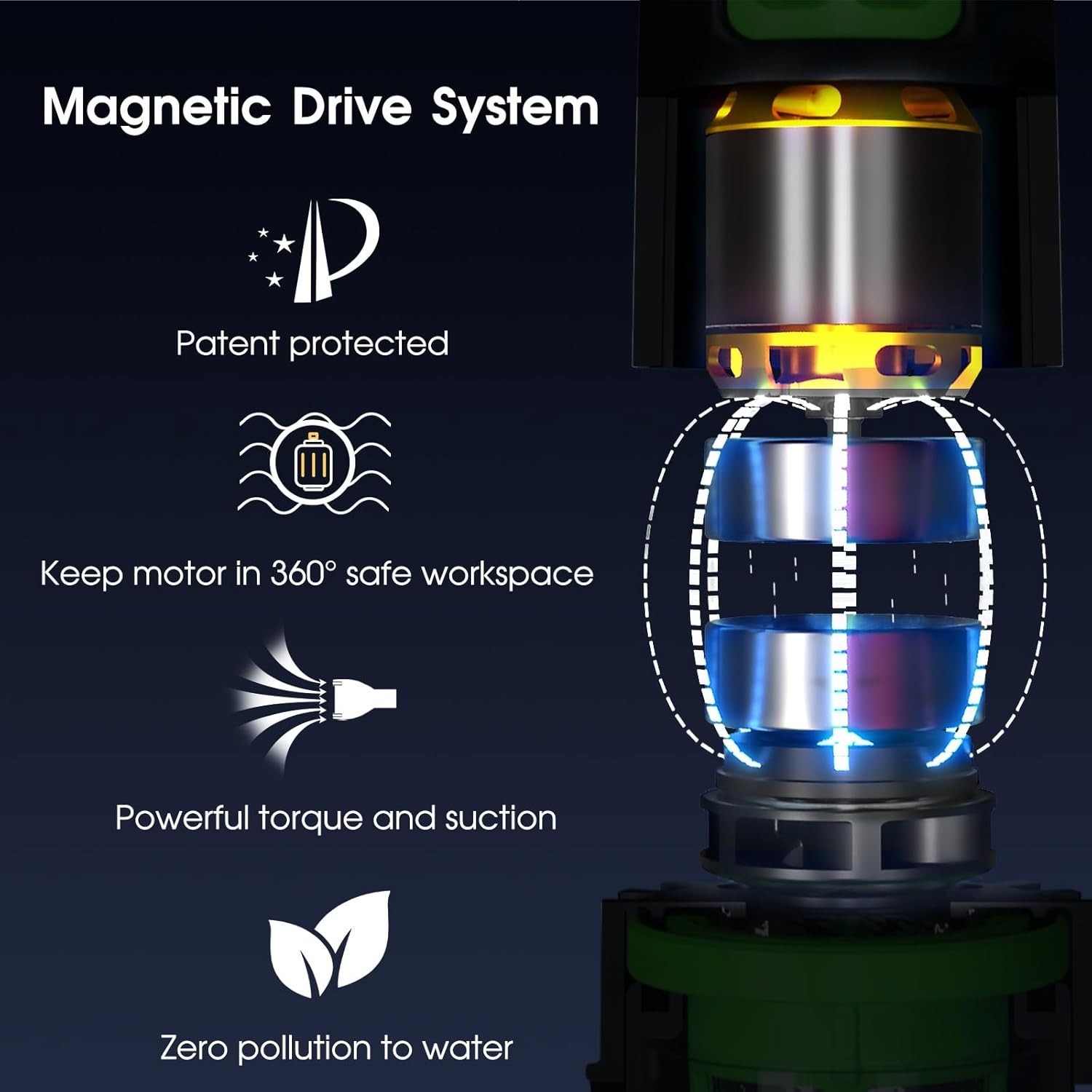 Lightweight Pool Vacuum Cleaner with Dual Mode & Ultra Fine Filters – 90 Mins