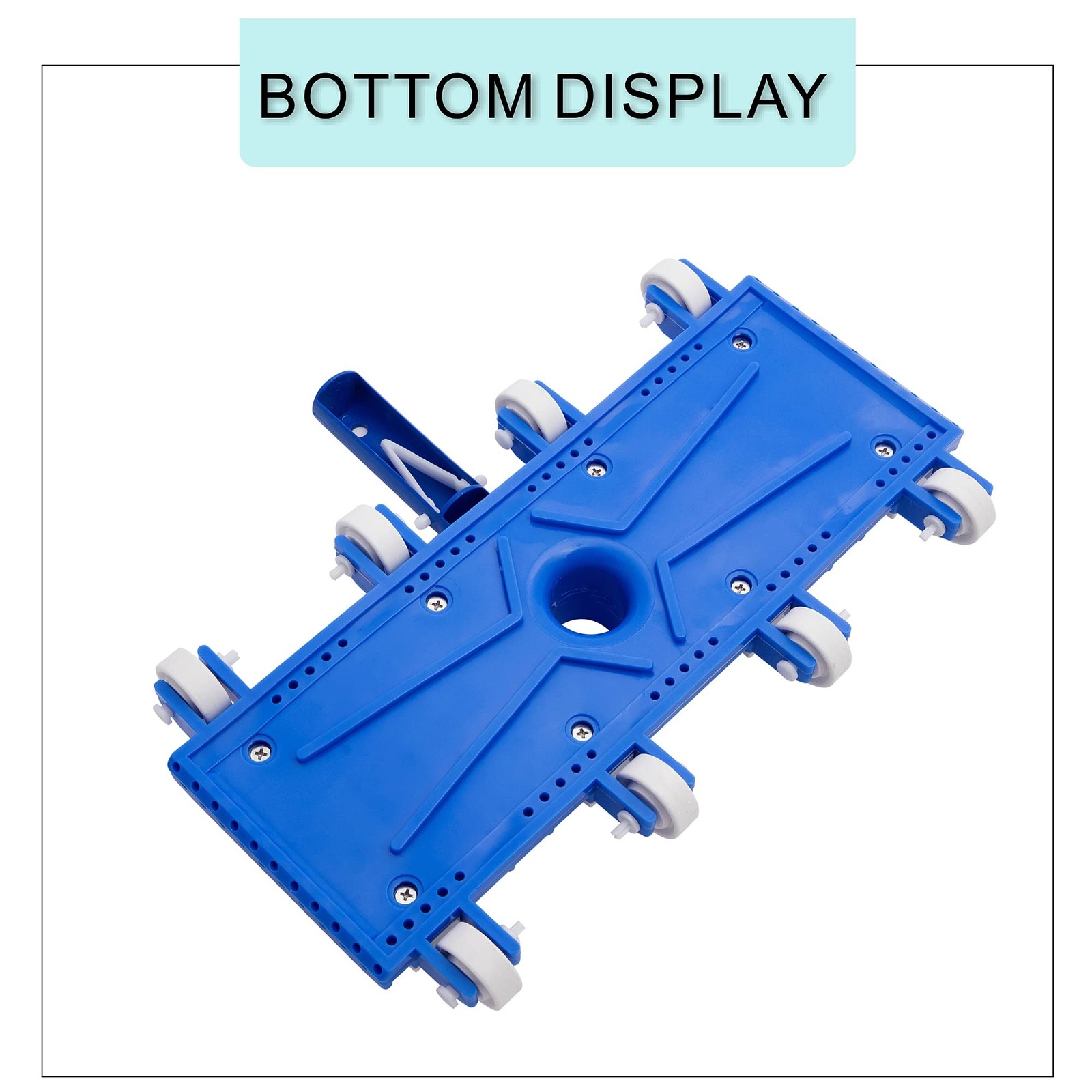 14&Prime; Pool Vacuum Head with Wheels for Above Ground & Inground Pools