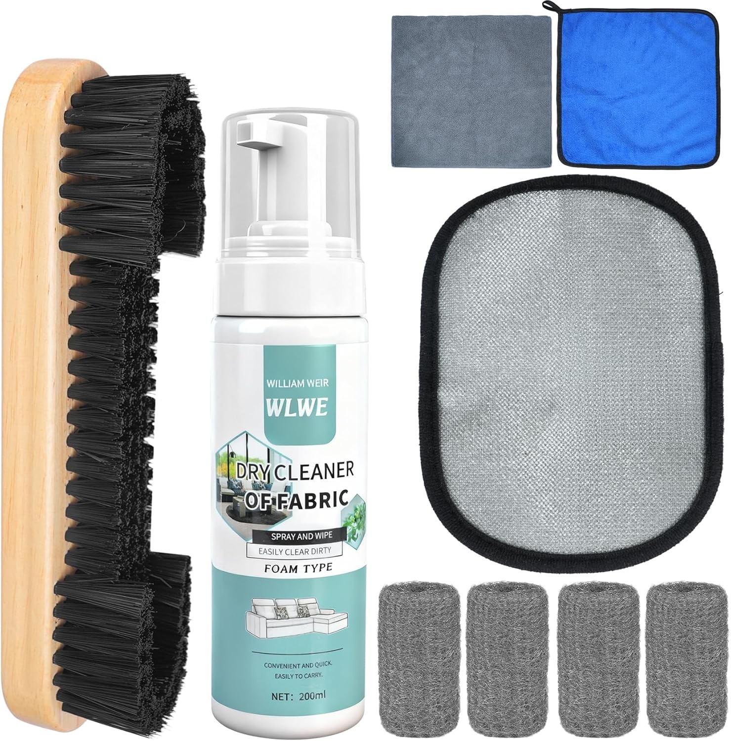 Gentle Billiard Cleaning Kit: Foam Spray & Ergonomic Brushes for Pristine Tables
