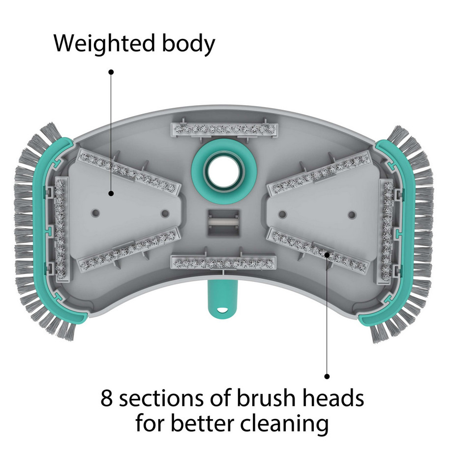 14&Prime; Weighted Pool Vacuum Head with Air Valve Fit 1 -1/4 & 1- 1/2&Prime;