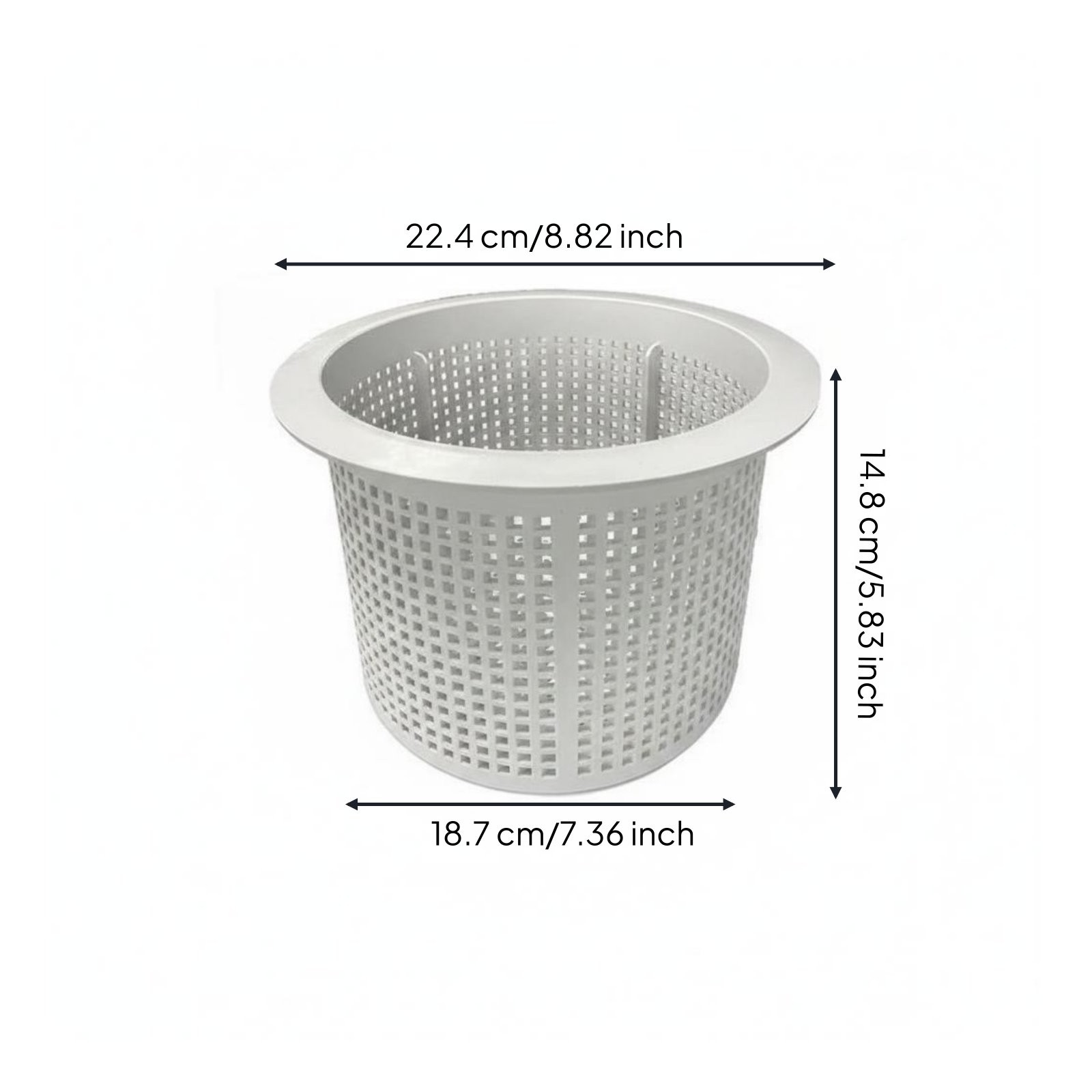 5 Pieces Wall Mounted Pool Strainer Strainer Easy to Install