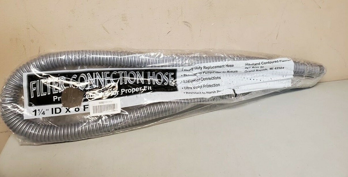 Filter Connection Hose 1 1/4inch x 6 ft Free Shipping
