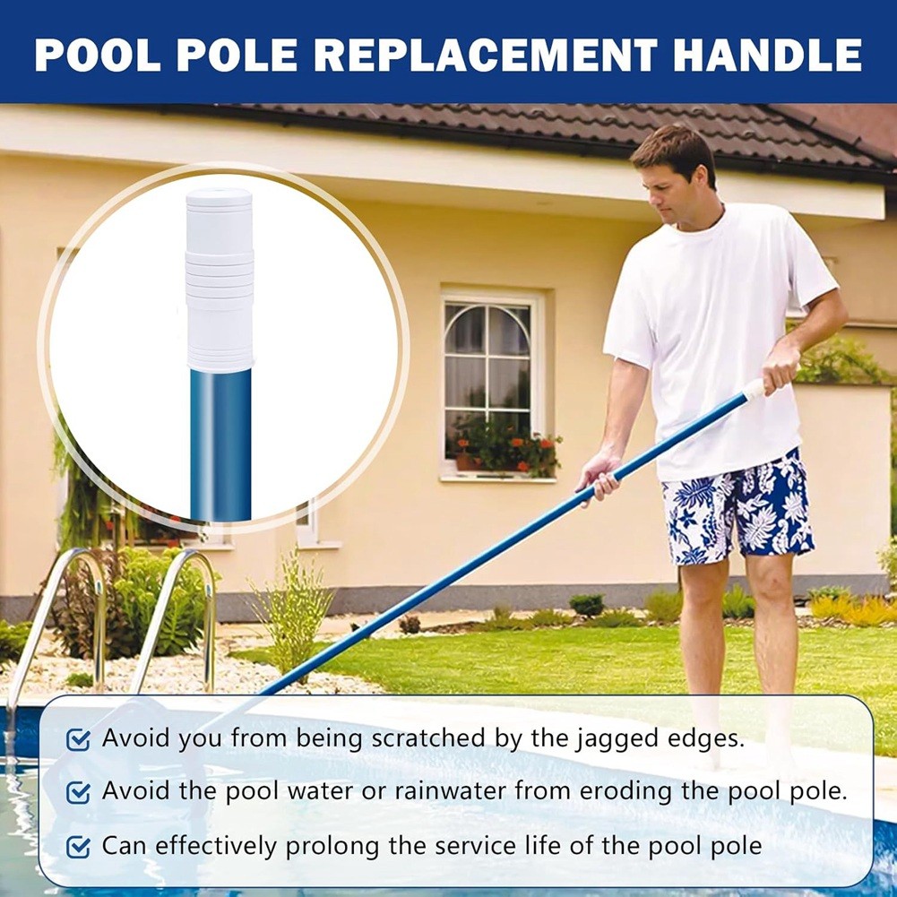 2 Pcs Pool Pole Handle Grip Replacement, Hand Grip for Swimming Pool & Spa1344
