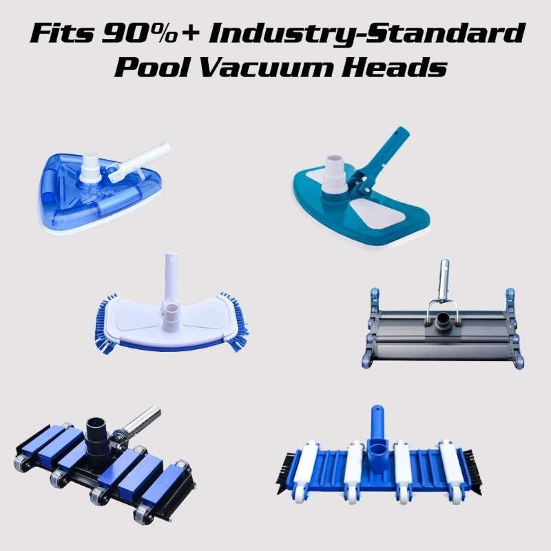 5/10Pcs Pool Rod Clips V Shape Stainless Steel Pool Brush Clip Rustproof