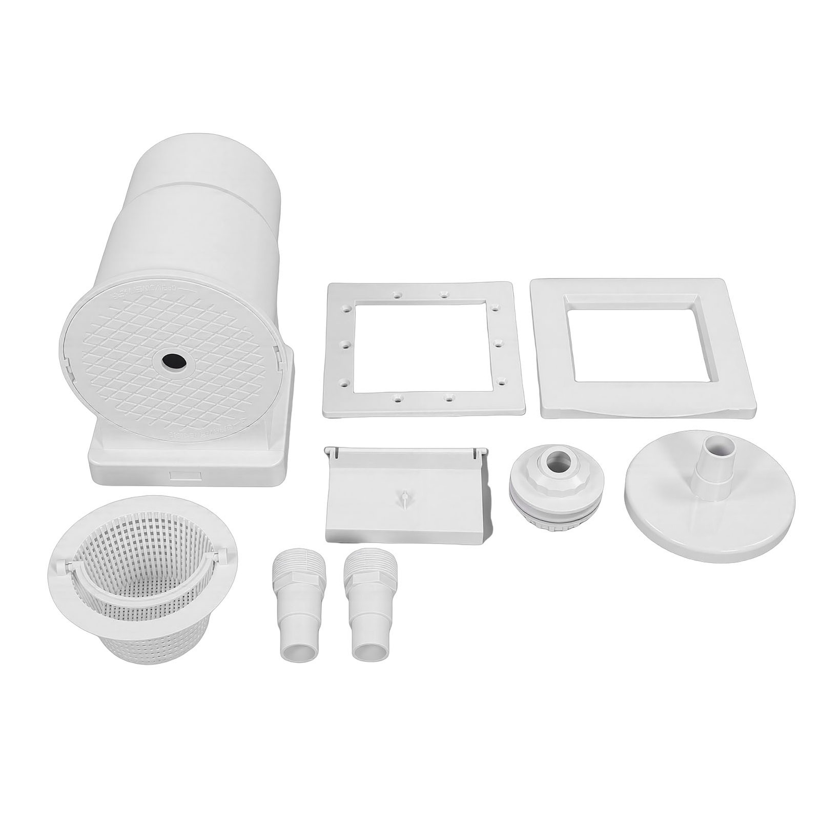 Pool Wall Skimmer High Efficiency ABS Thru Wall Pool Skimmer Accessory Kit NEW