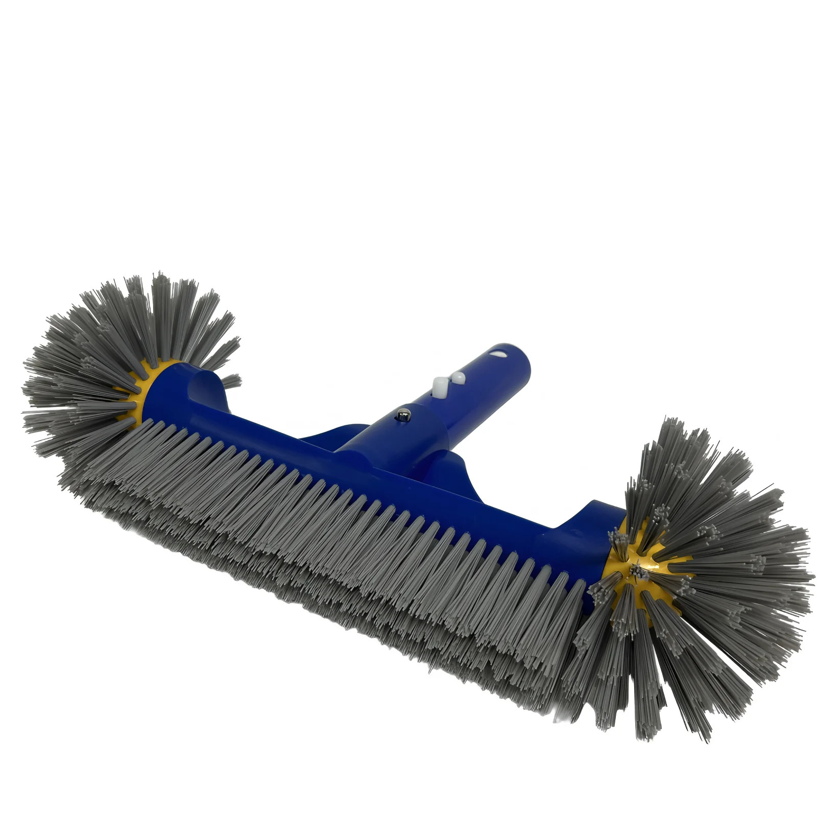13&Prime; Heavy Duty Pool Brush Head with with Detachable Aluminum Handle for Pool Wal