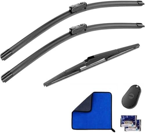 24&Prime; 18&Prime; 14&Prime; Wiper Blades Set for Mazda CX5 2017-2025/ CX9 2017-2023, Exact OEM F