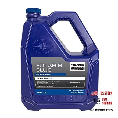 OEM Snowmobile Blue Synthetic Blend 2-Cycle Oil, For 2-Stroke 1 Gallon