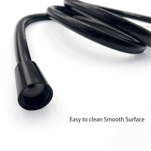 Replacement Shower Hose for RV Camper 6in Flexible & Kink-Free Only hose Black