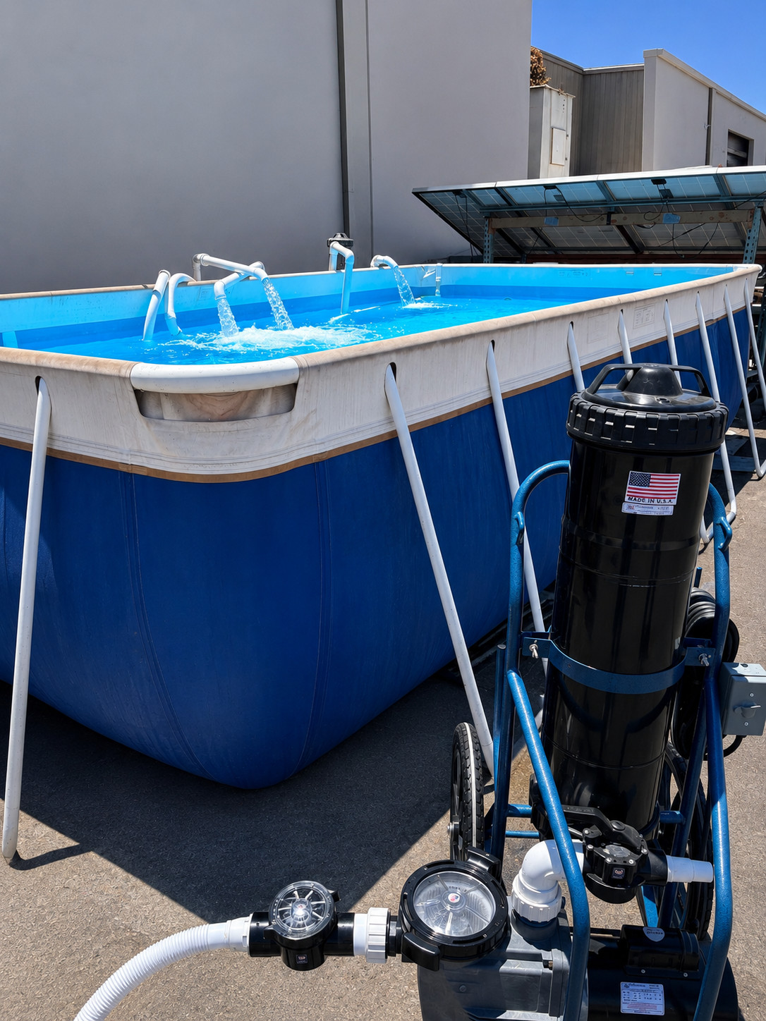 Advantage Portable Pool Cleaner Vacuum System w/ 150 Sq. Ft. Filter PORTAVAC