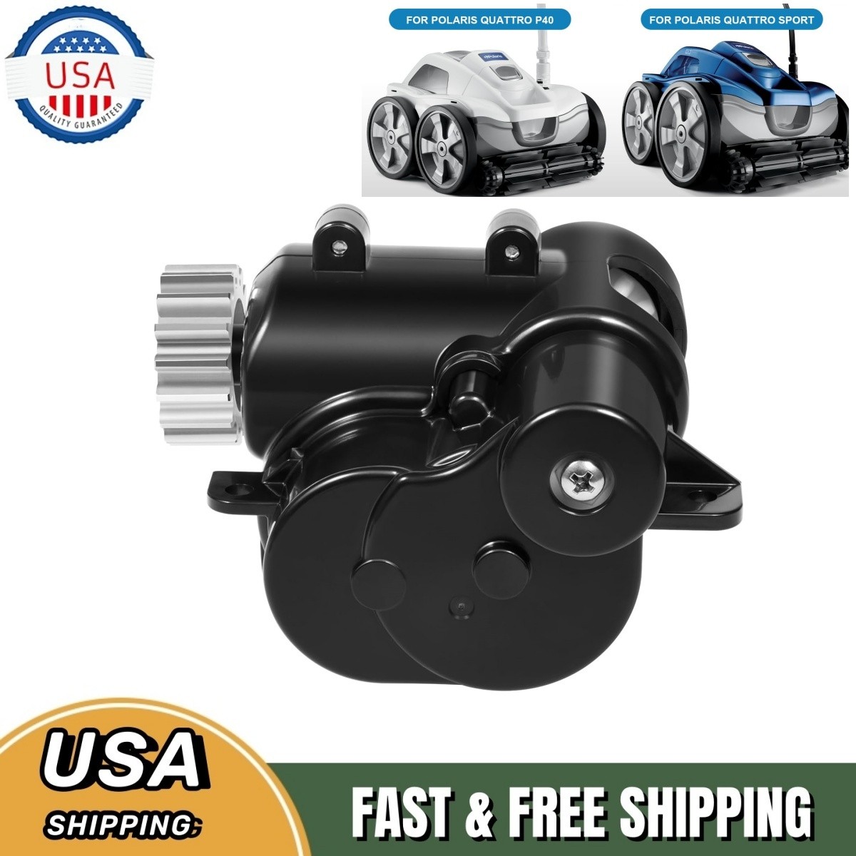 R0837300 For Zodiac Polaris Quattro P40/Sport Pool Cleaner Gearbox Assembly