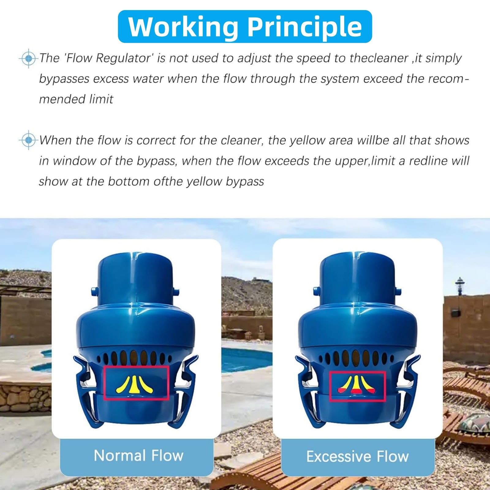 1Pc Flow Regulator Valve For Zodiac MX6, MX6 Elite, MX8, MX8 Elite Pool Cleaner