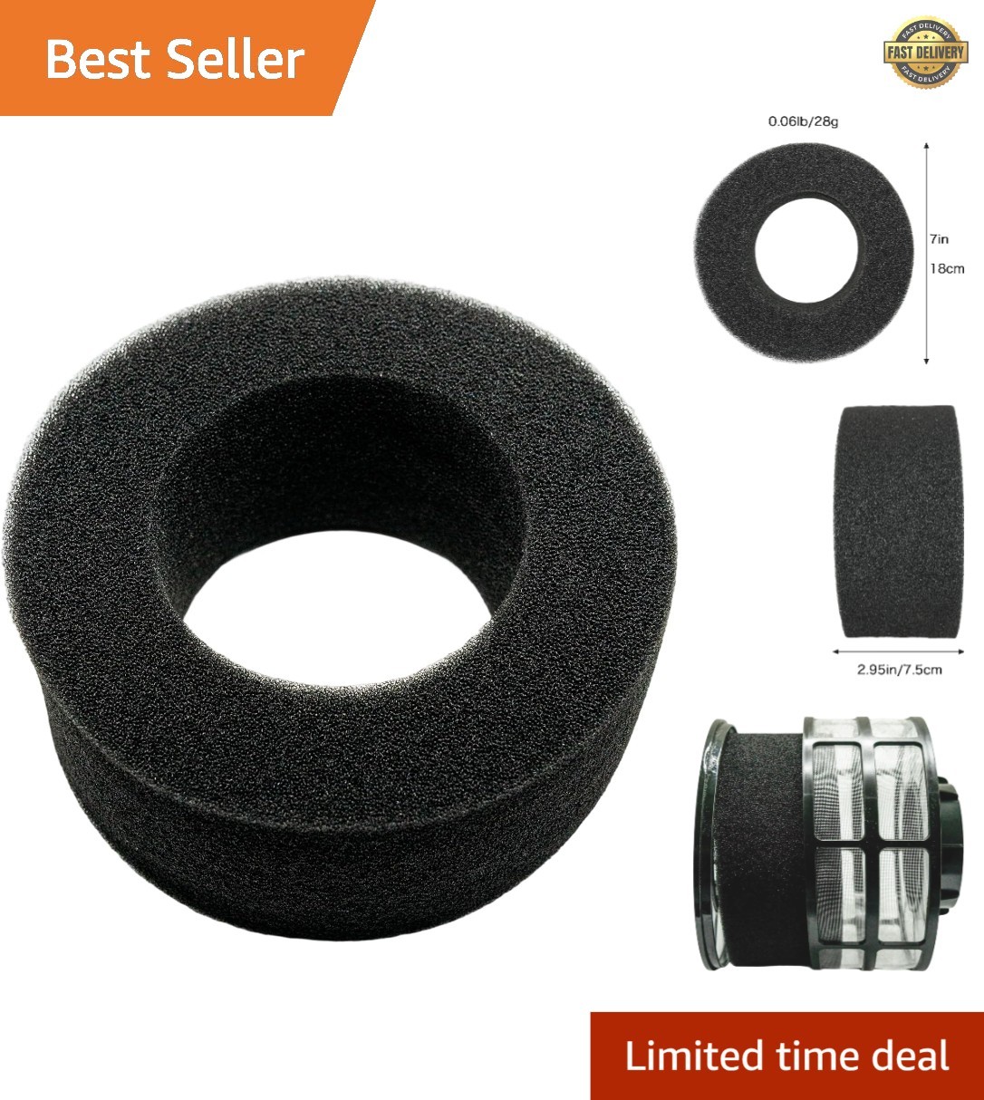 Sponge Filter Element for Robotic Pool Vacuum, Robotic Pool Cleaner Part
