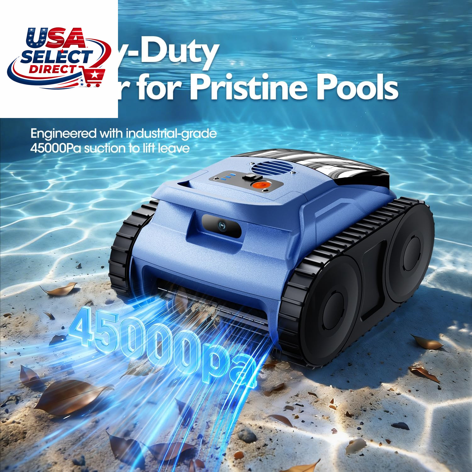 Automatic Robotic Pool Vacuum Cleaner for Inground & Above Ground Pools