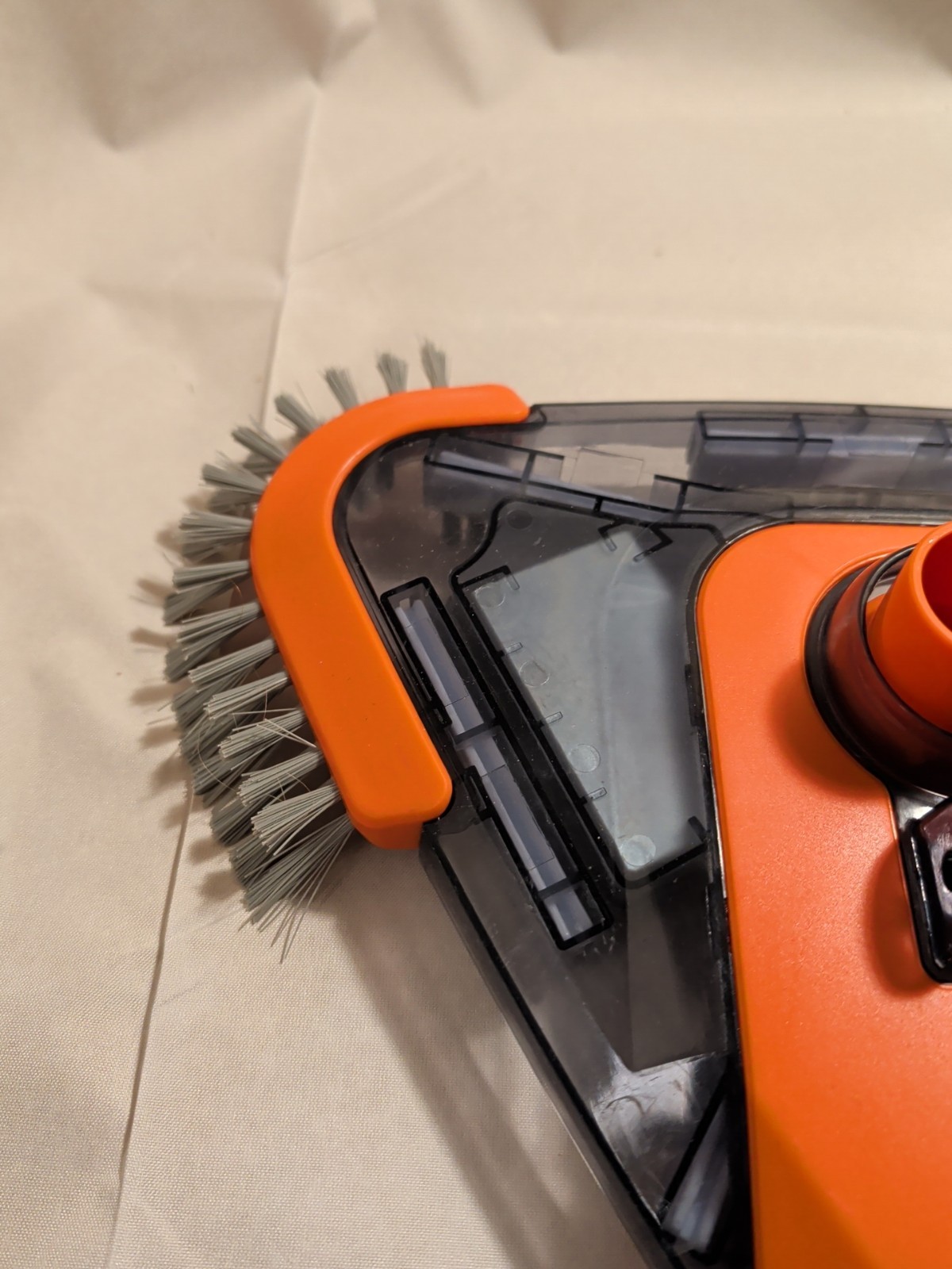 Tidymister Pool Vacuum Head Orange – New – Missing Handle Connector Parts