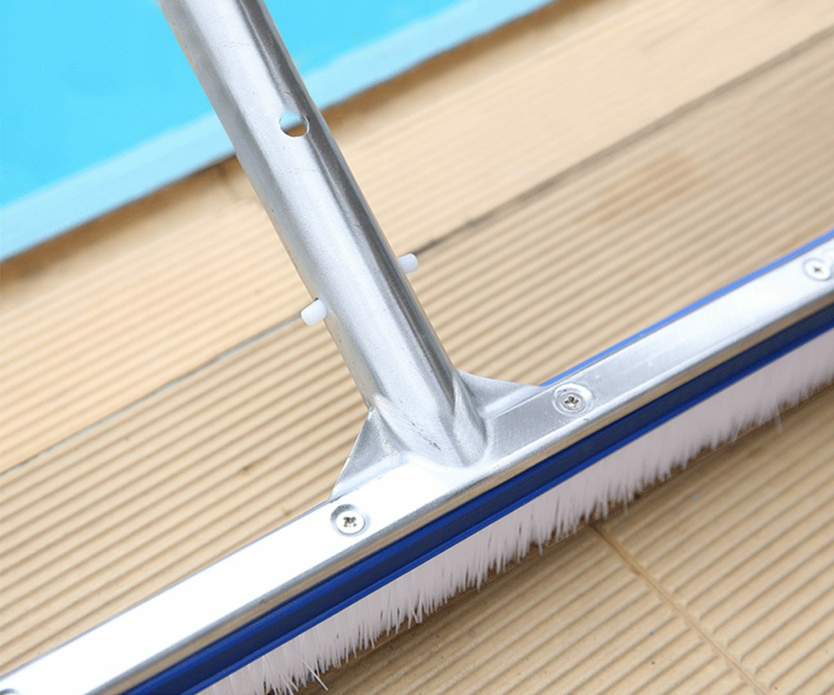 Heavy Duty Pool Brush for Wall & Tile with Reinforced Aluminium Back US STOCK
