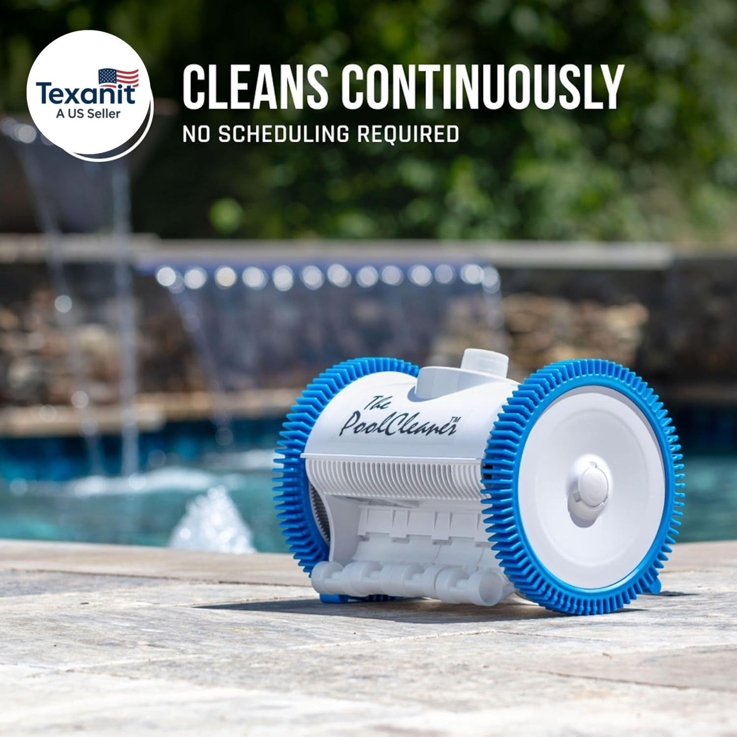 Pool Vacuum for Inground Pools Poolvergnuegen Suction Pool Cleaner (2 Wheel) Aut
