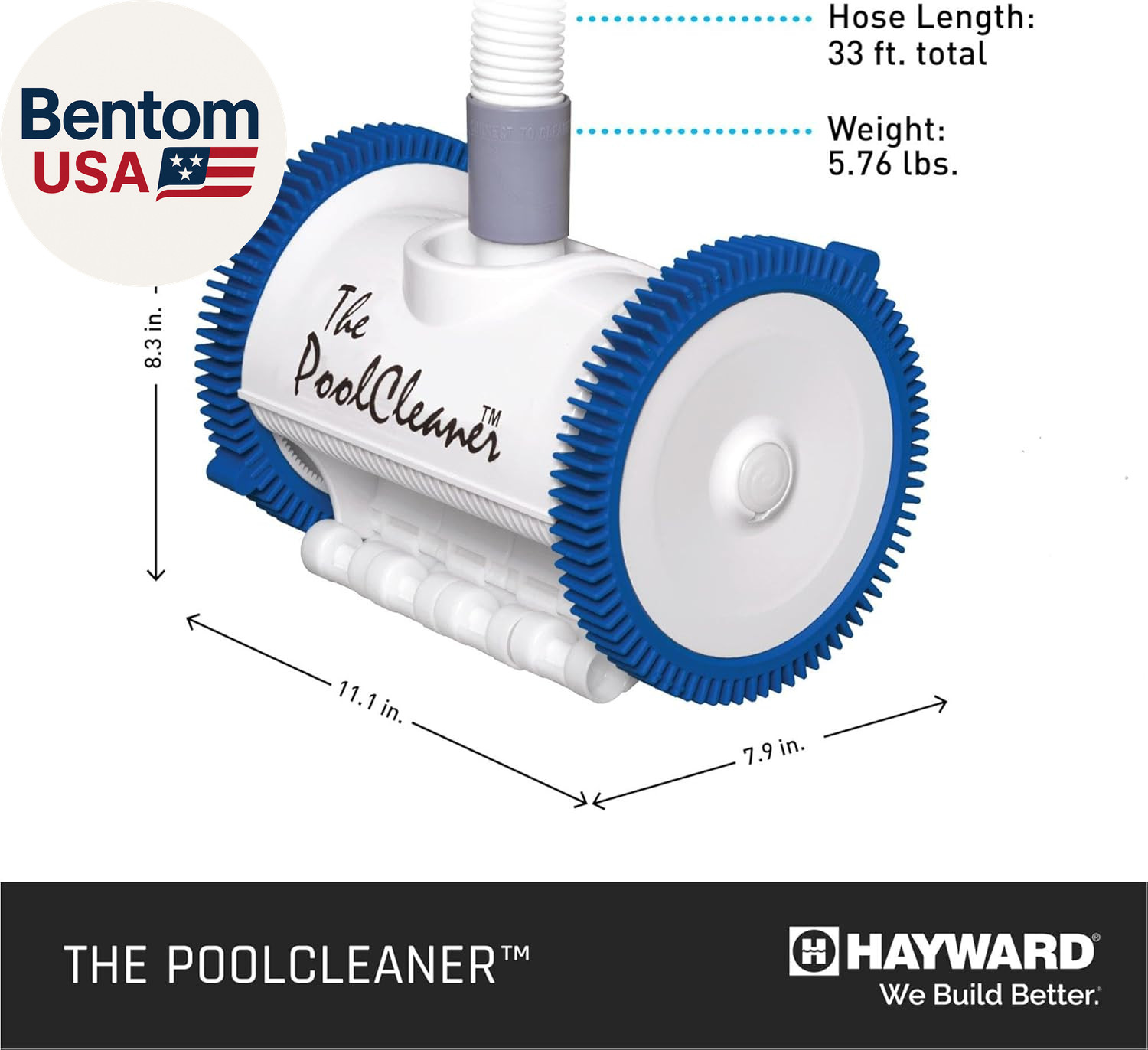 Pool Vacuum for Inground Pools Poolvergnuegen Suction Pool Cleaner (2 Wheel) Aut