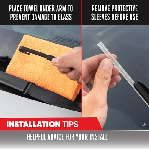FlexBlade Premium Wiper Blade – 2 22 + 22 Inch (2 Pack for Front Windshield)