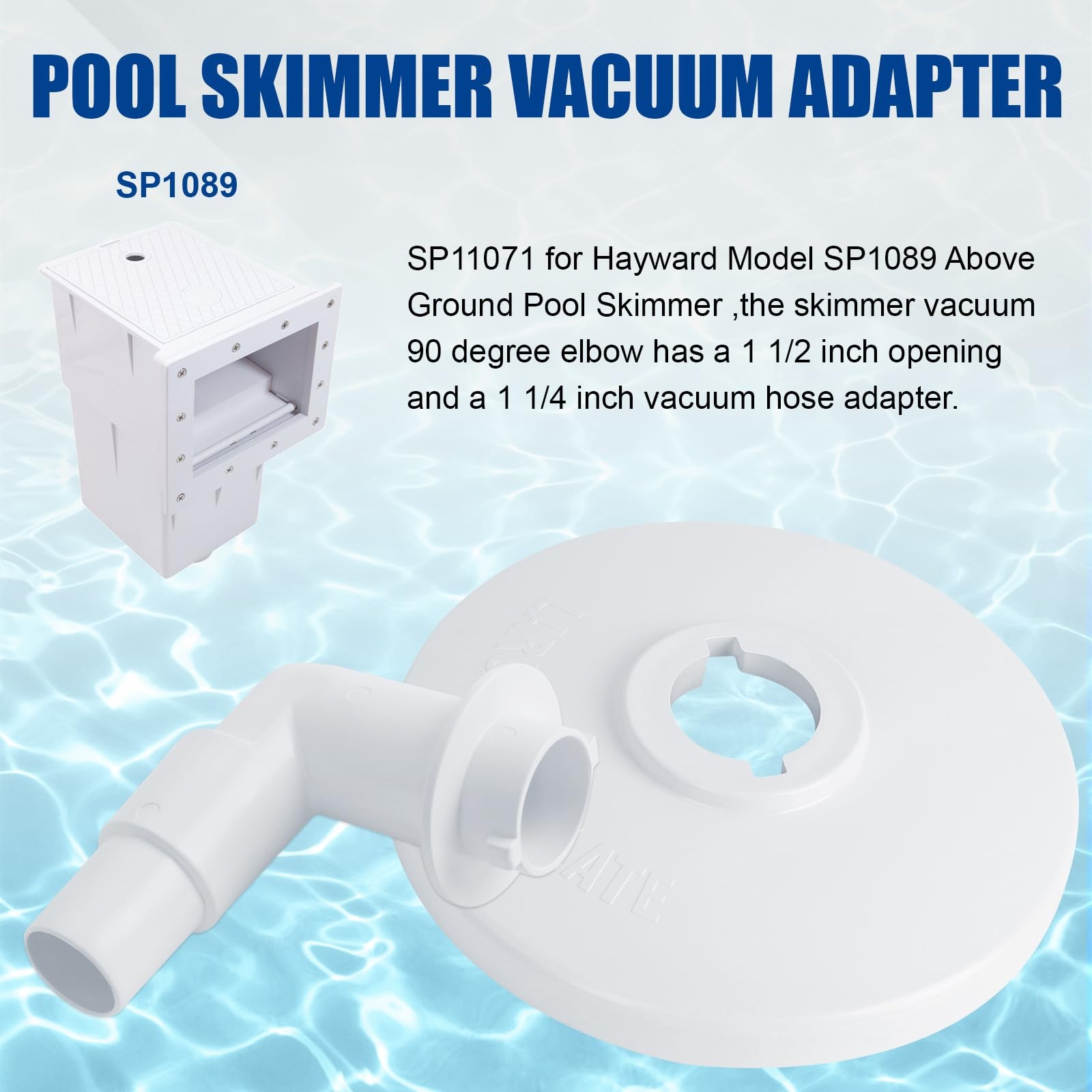 SP11071 Pool Skimmer Vacuum Plate for Hayward Swimming Pool Skimmer SP1089 – …