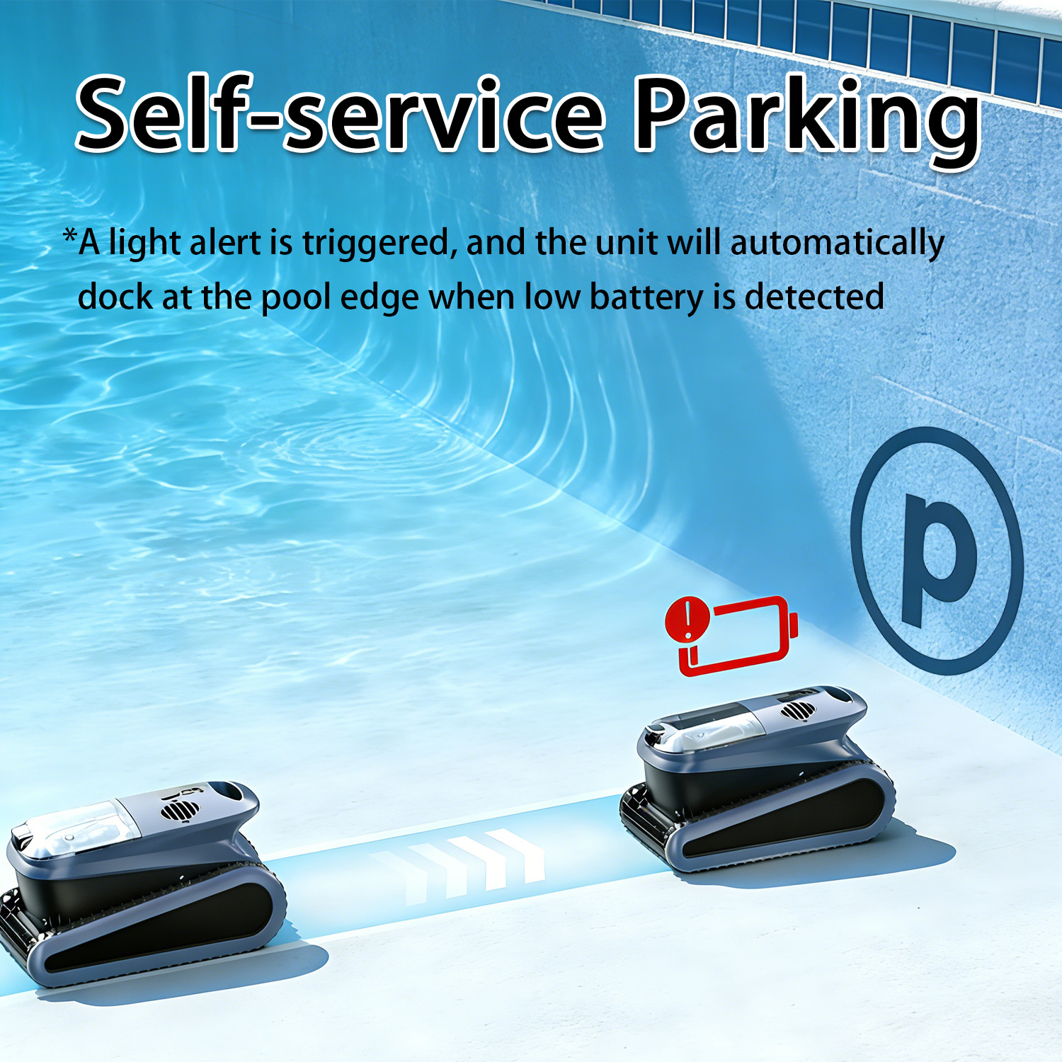 2026 New Robotic Pool Vacuum Cleaner , Cordless Pool Vacuum, App Support