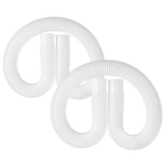 1-1/2&Prime; x 3ft Replacement Pool Hose for Summer Waves – 1-1/2&Prime; – 2-Pack