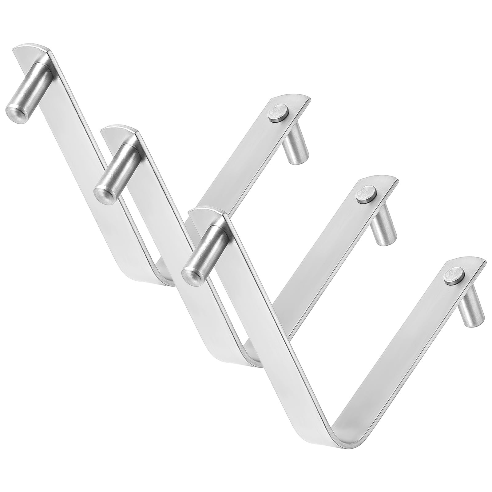 3 Pcs Pool Pole Clips Stainless Steel V Clips Pool Brush Clip Pool Hooks for Po