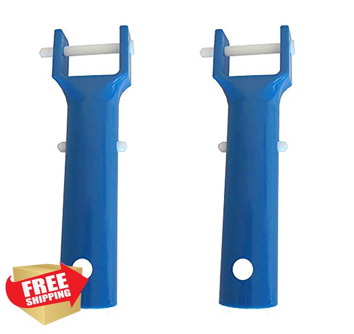 Pool Supply Town Blue Vacuum Head Handle Kit 2 Pack