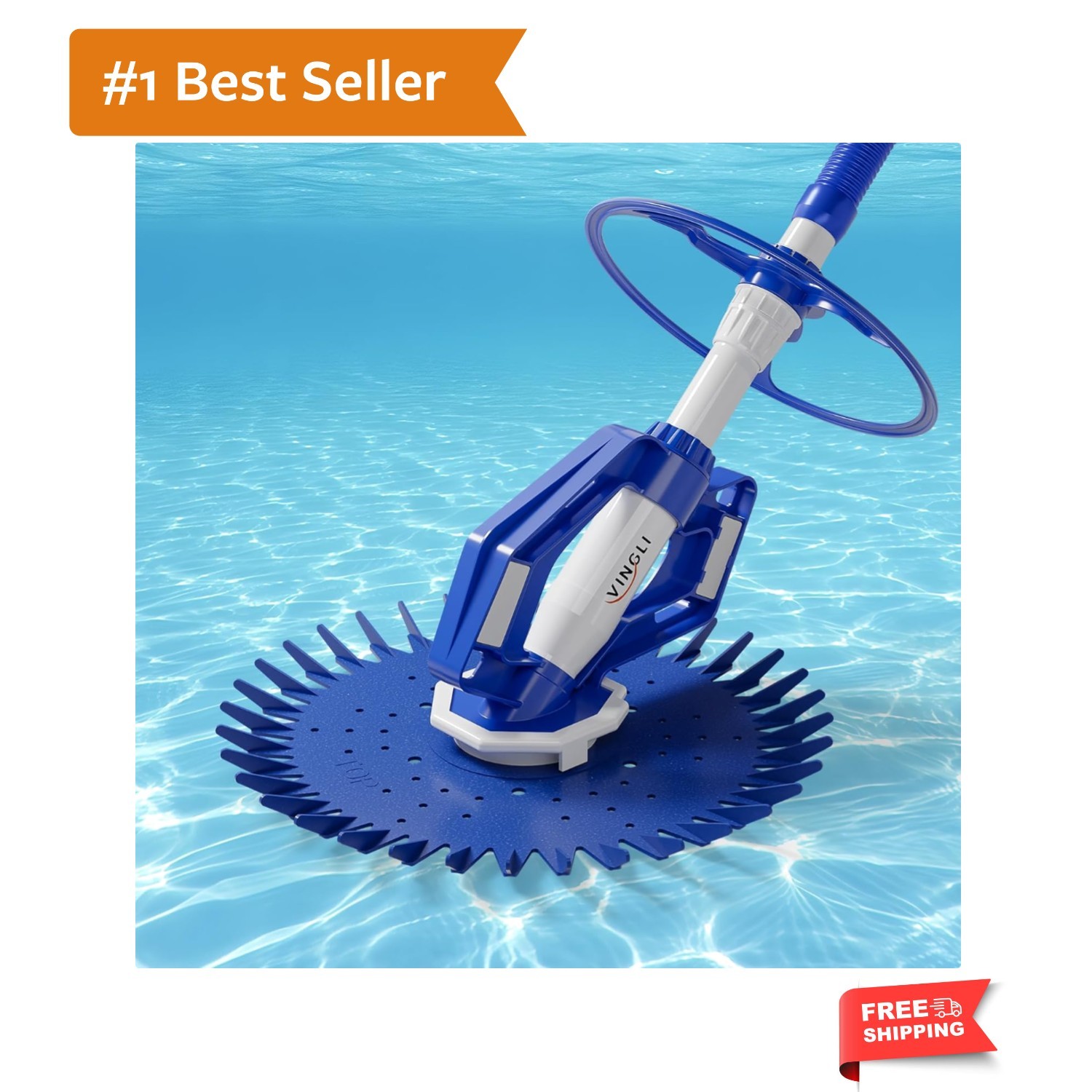 Pool Vacuum Cleaner Automatic Sweeper Swimming Pool Creepy Crawler Vacuum wit…