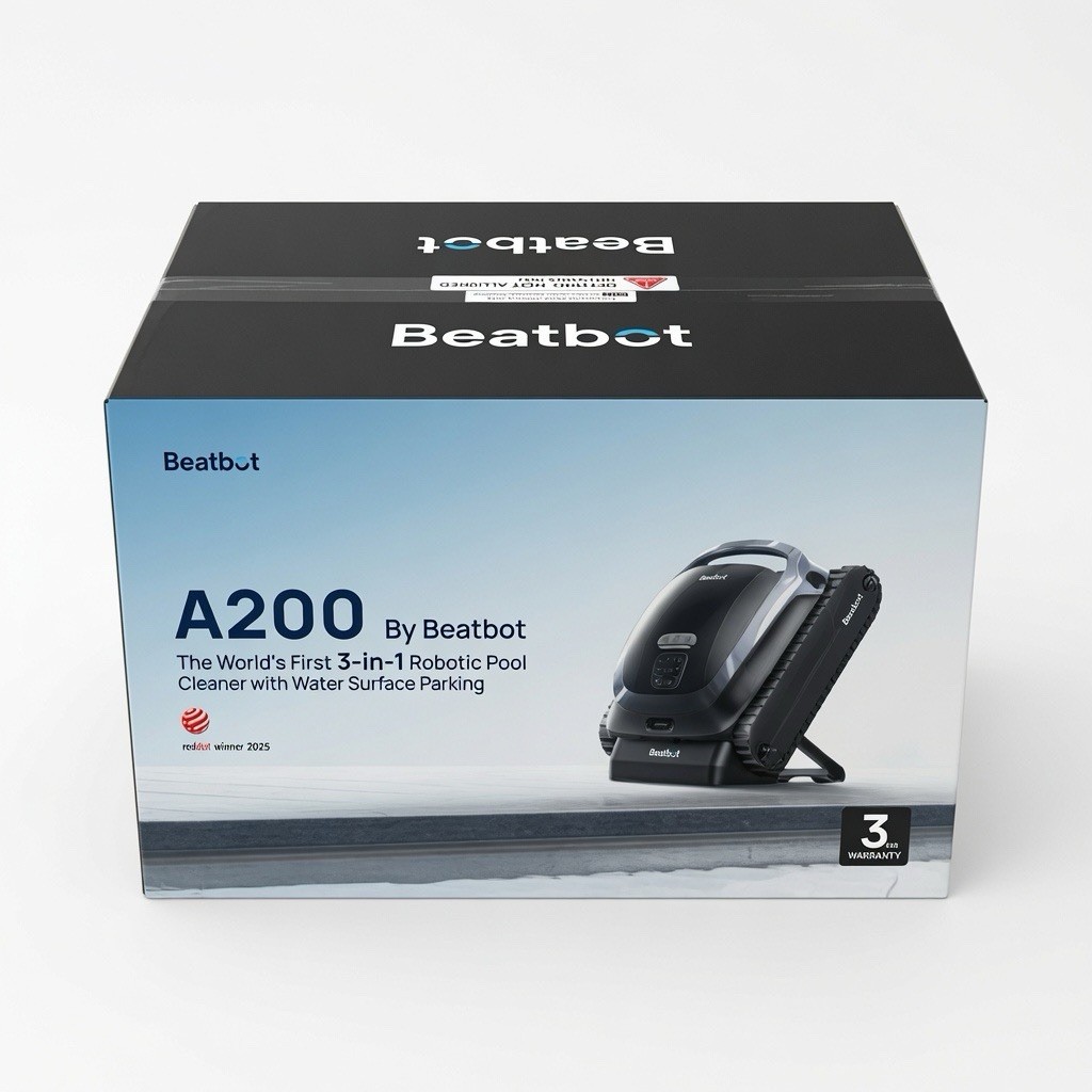 Beatbot A200 – 3-in-1 Robotic Pool Cleaner w/ Surface Parking….NEW!!