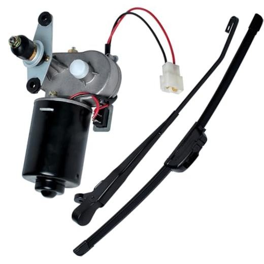 UTV Windshield Wiper Motor Kit 12V Compatible with 14&Prime; Arm + 16&Prime; Wiper Blade