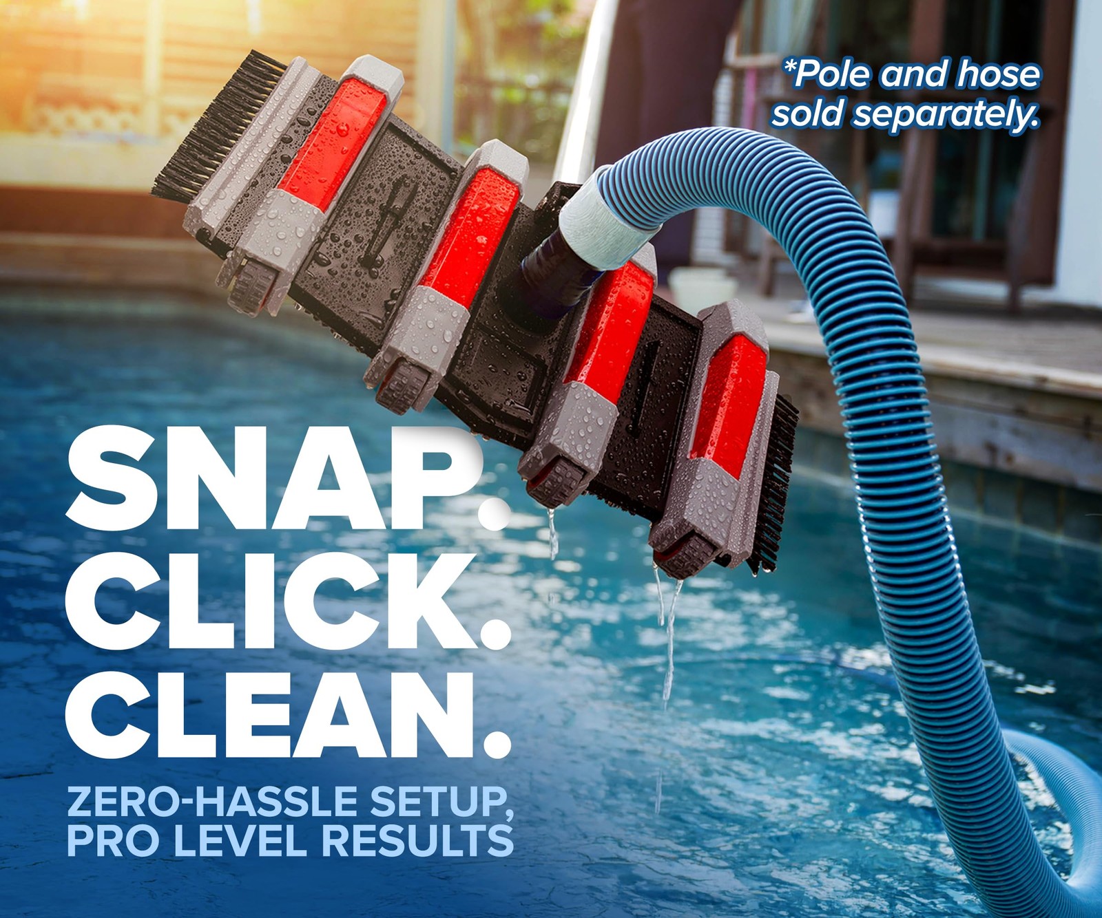 Pool Vacuum Head for Inground & Above Ground Pools // Manual Swimming Pool Va…