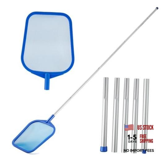 Pool Skimmer – Pool Skimmer Net with 5 Section Pool Skimmer Net with Pole