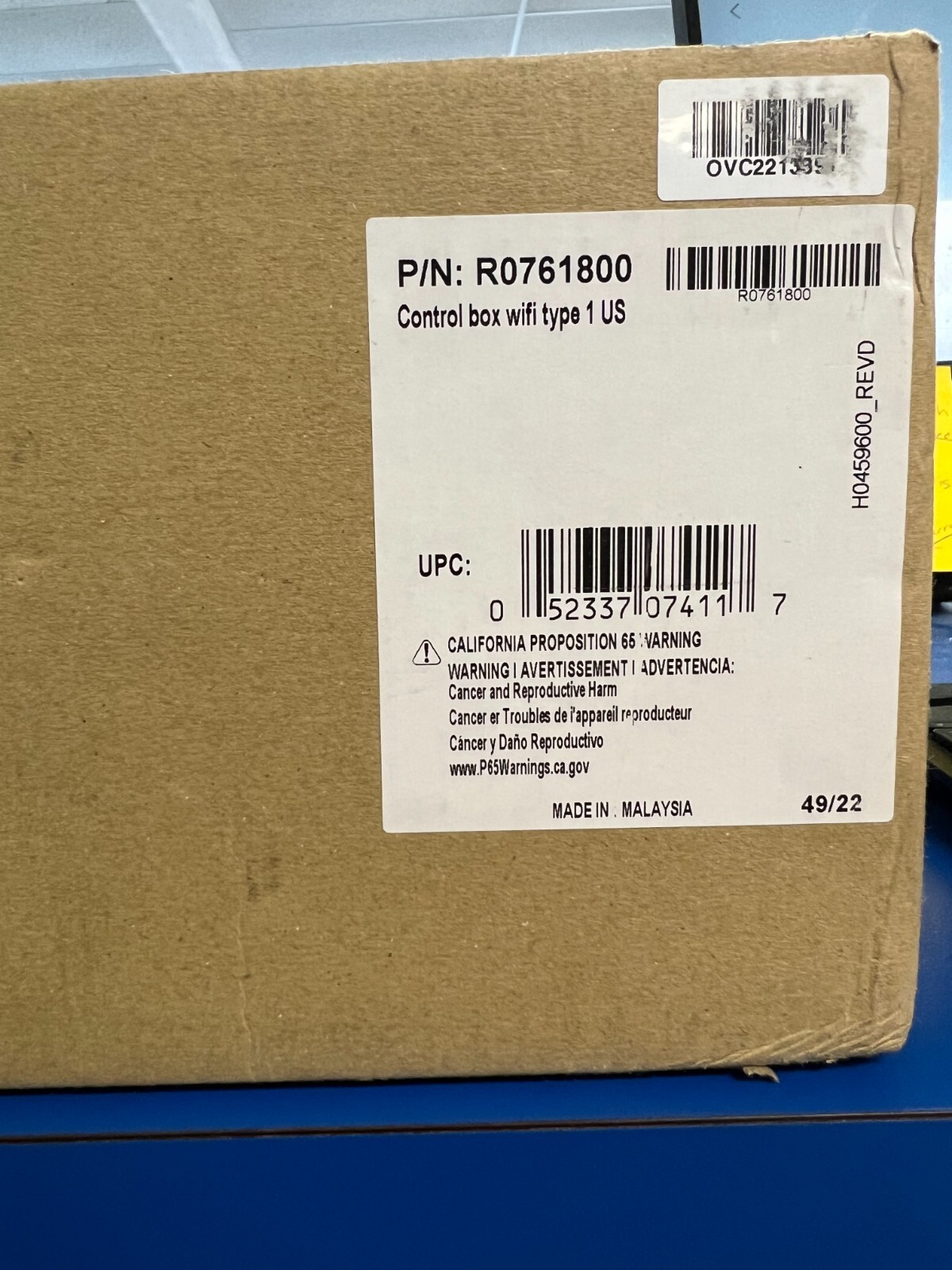 Polaris R0761800 Control Box for Polaris 9650iQ, WiFi, Type 1, US