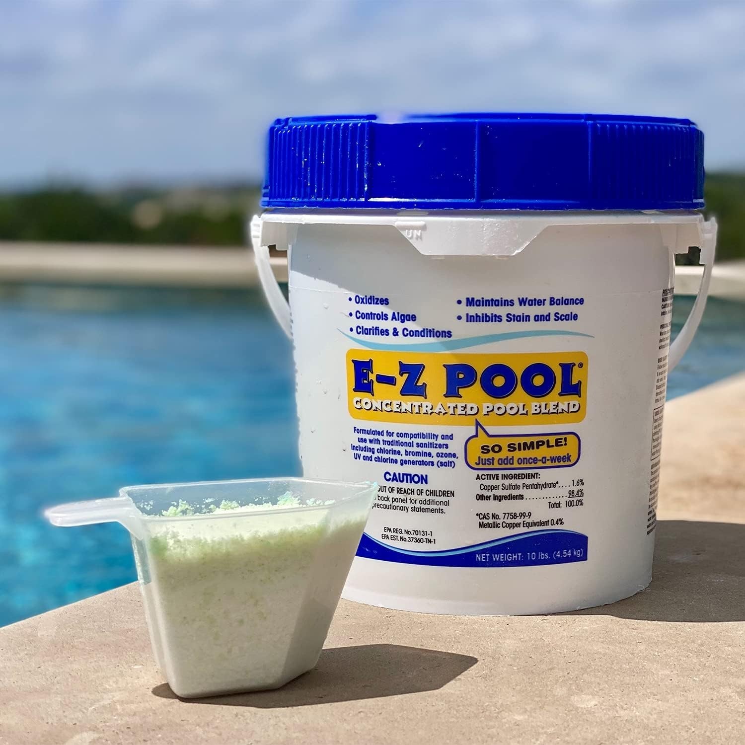 All-in-One 5 lb Pool Solution – Maintains Balance & Clears Algae Effortlessly