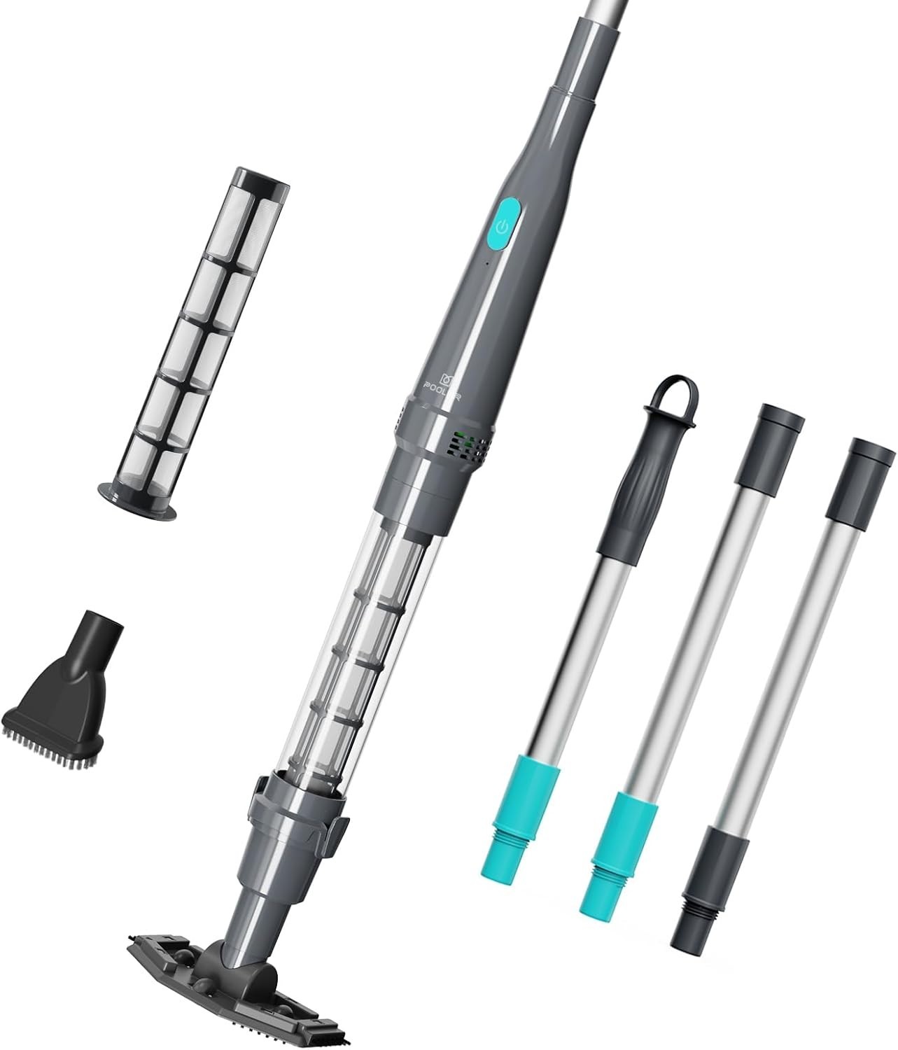 Cordless Hot Tub Vacuum Cleaner – 20W Strong Suction, Low Noise Operation