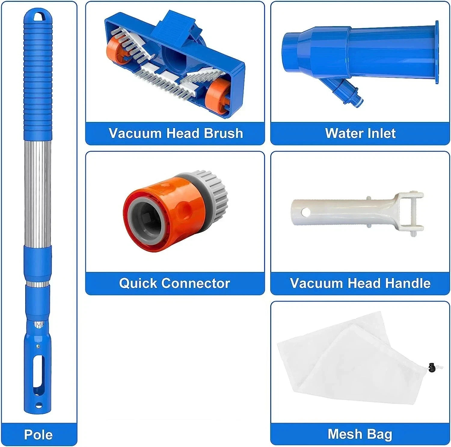 Swimming Pool Cleaner Vacuum Suction Hoover Hot Tub SPA Pond Cleaning Vacuum USA