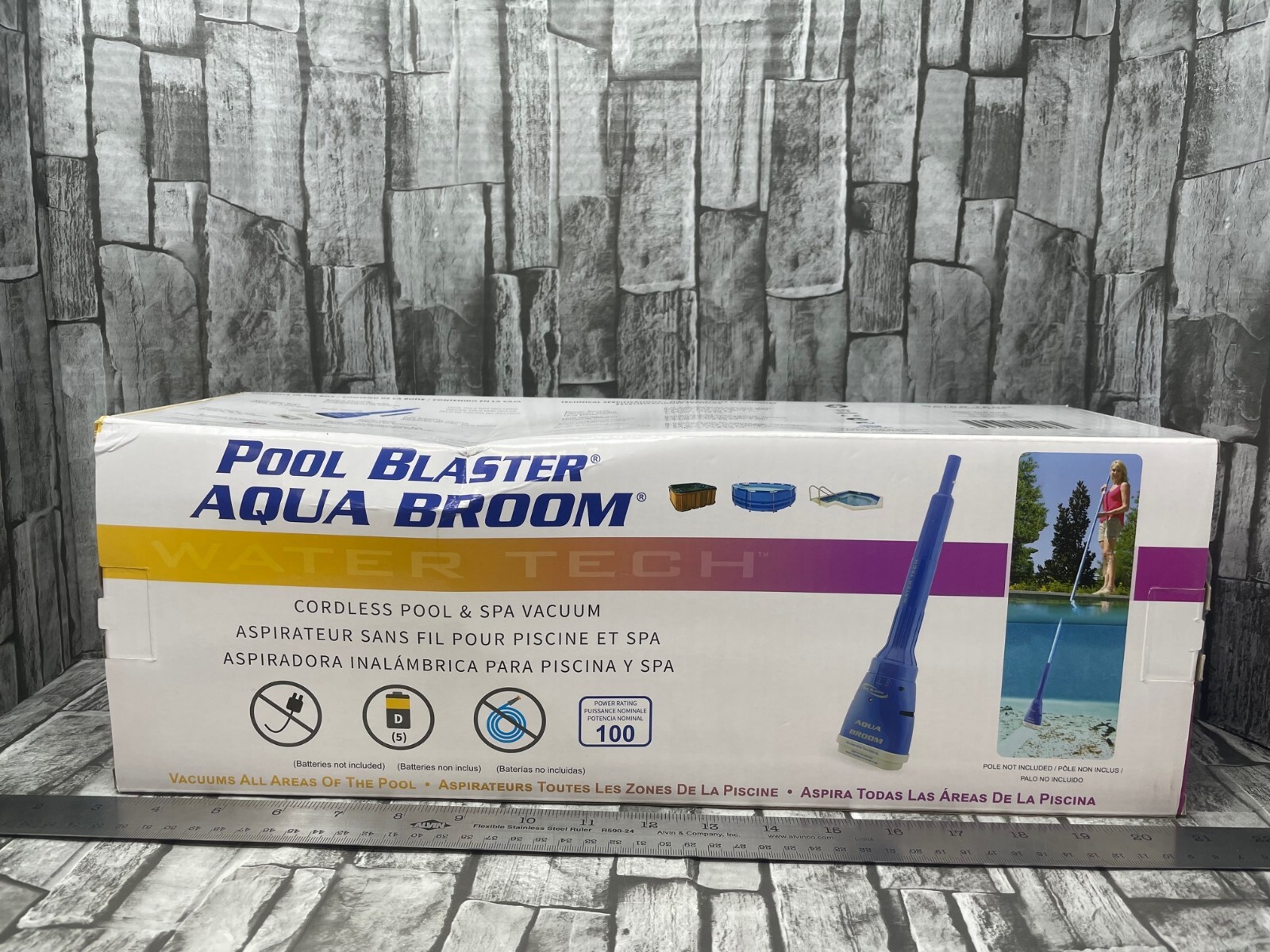Water Tech Pool Blaster Aqua Broom Handheld Spa & Pool Vacuum 10000AB New