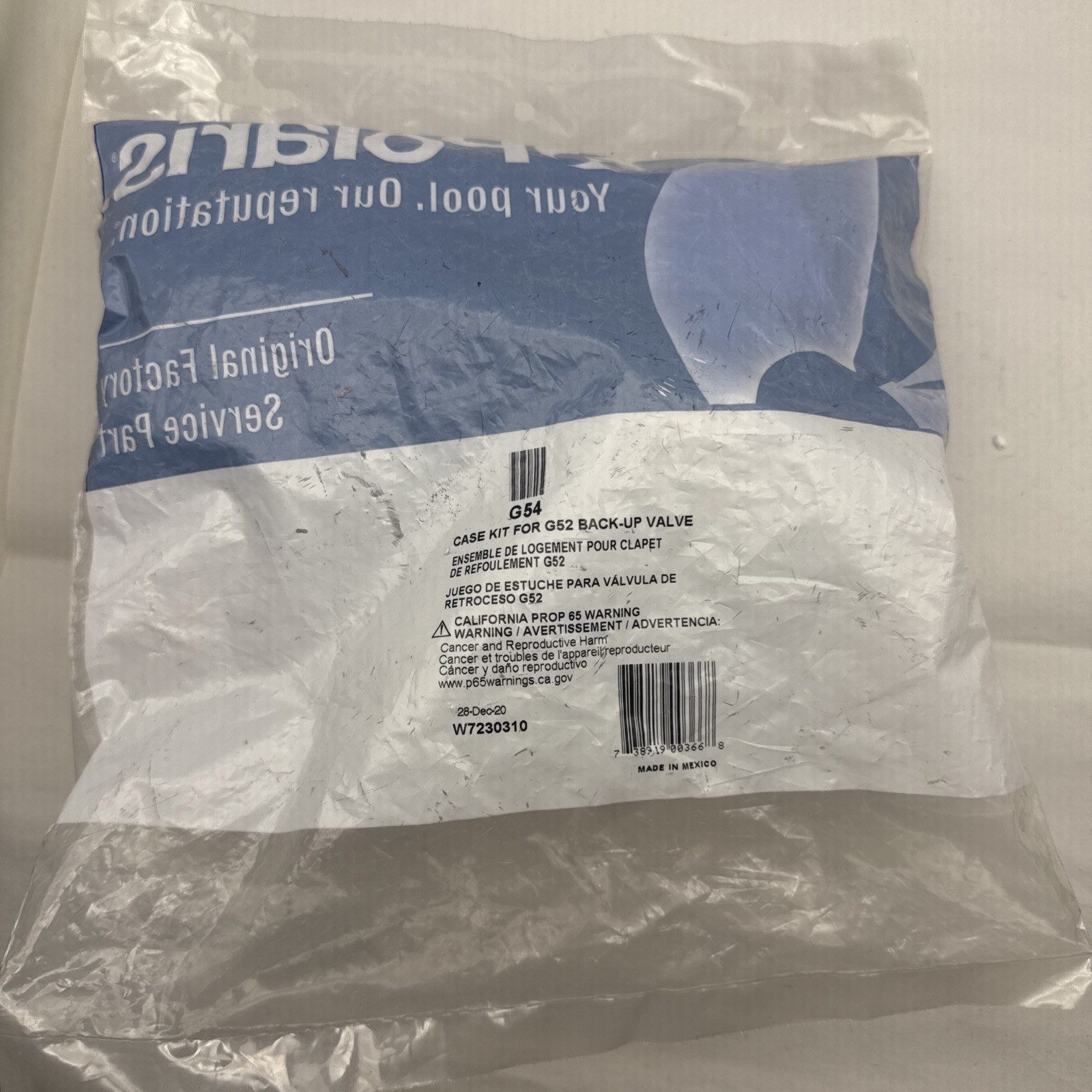 G54 Case kit Replacement Kit For the G52, 380/280/180 Cleaner *READ