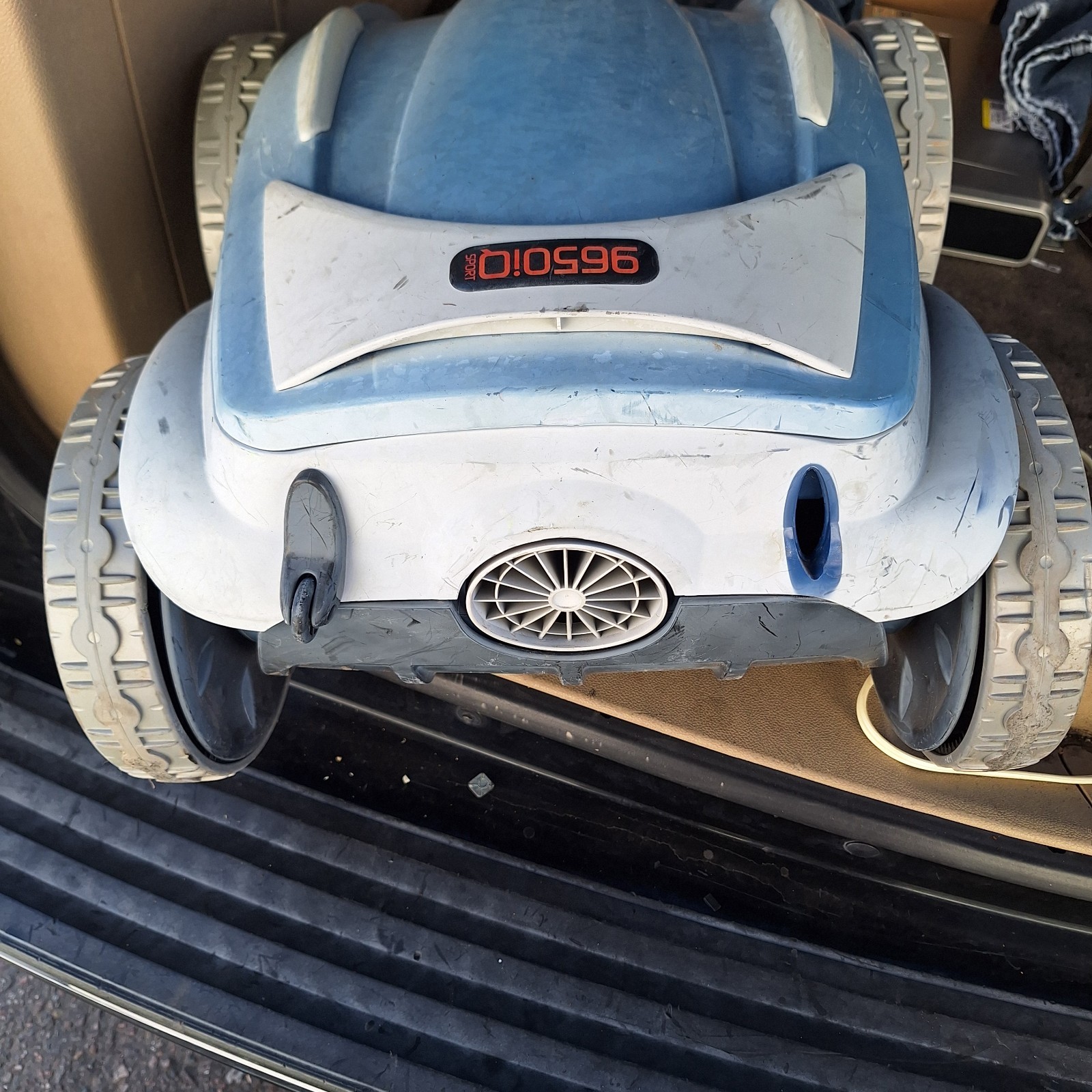 The Polaris 9650iQ Sport 4WD Robotic Pool Cleaner No Remote Control Or Cord