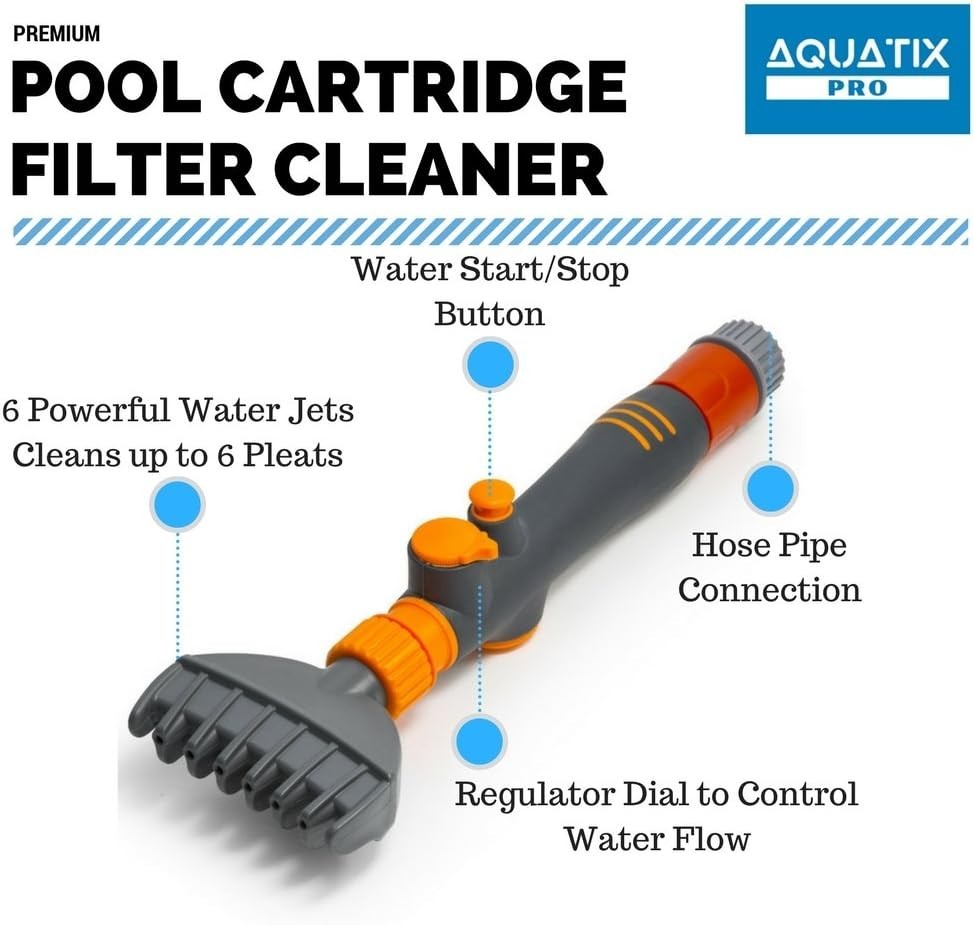 Durable Pool & Spa Filter Cleaner – Removes Dirt in Seconds for Easy Maintenance