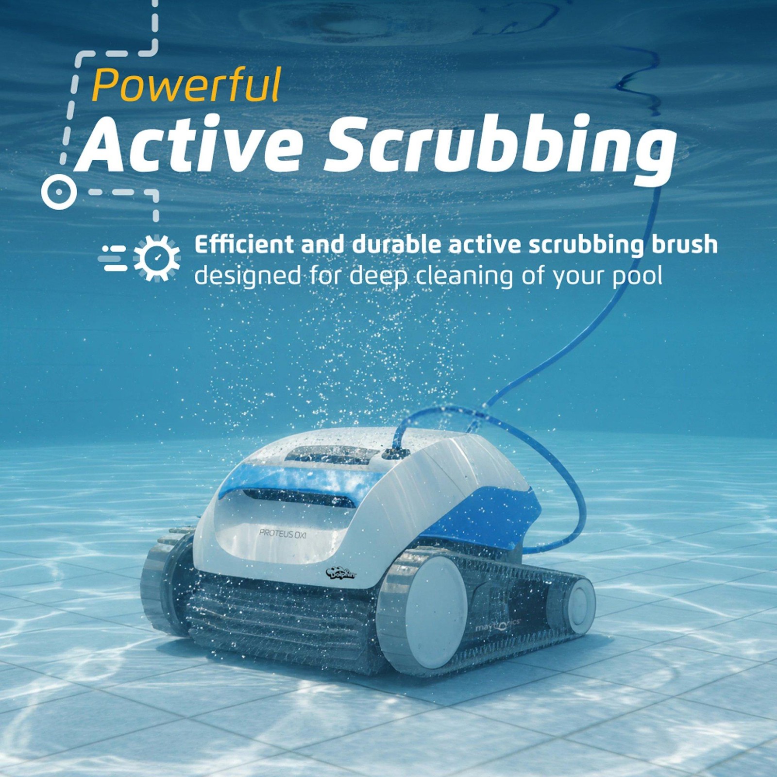 Dolphin Proteus DX1 Robotic Above Ground Pool Cleaner 99996136-DX1