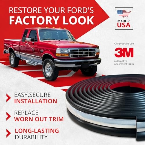 Replacement Old Style Body Side Molding (2&Prime;) – OEM Grade and Black 1992-1997