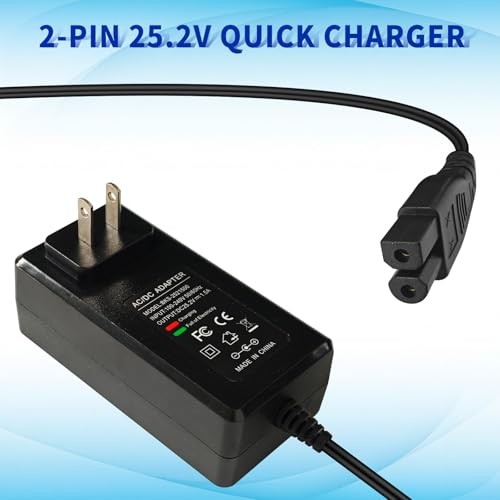 for Wybot Cordless Pool Vacuum Plug 25.2V Quick Charger Compatible with Wybot